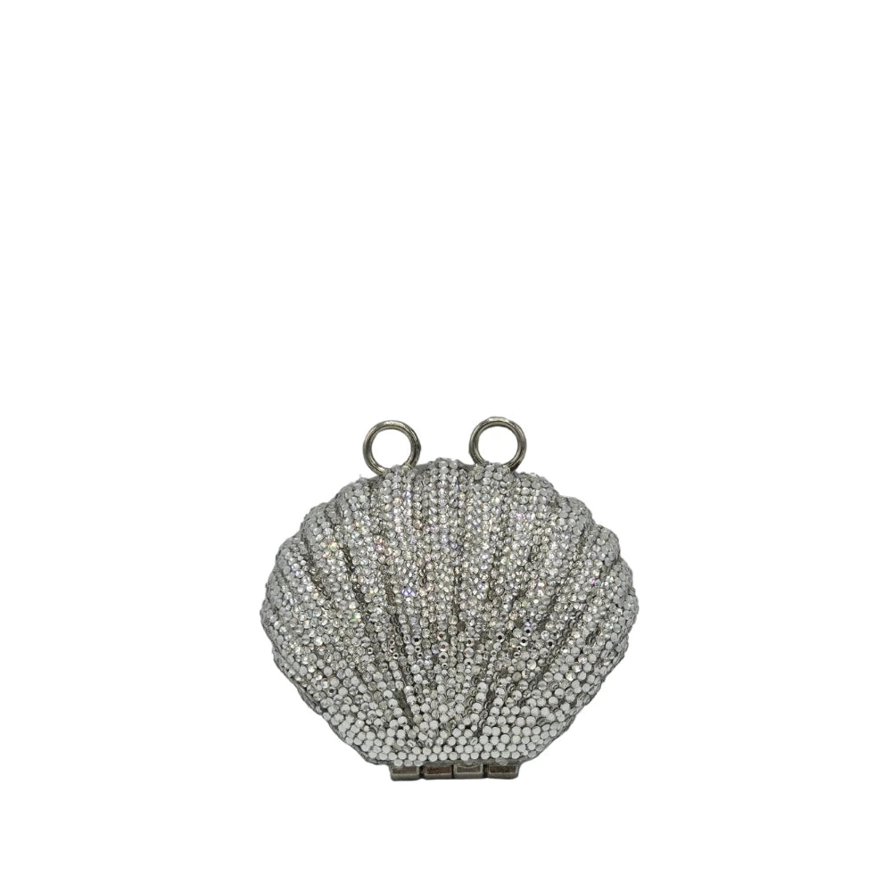 Crystal Mini Seashell Clutch - 918