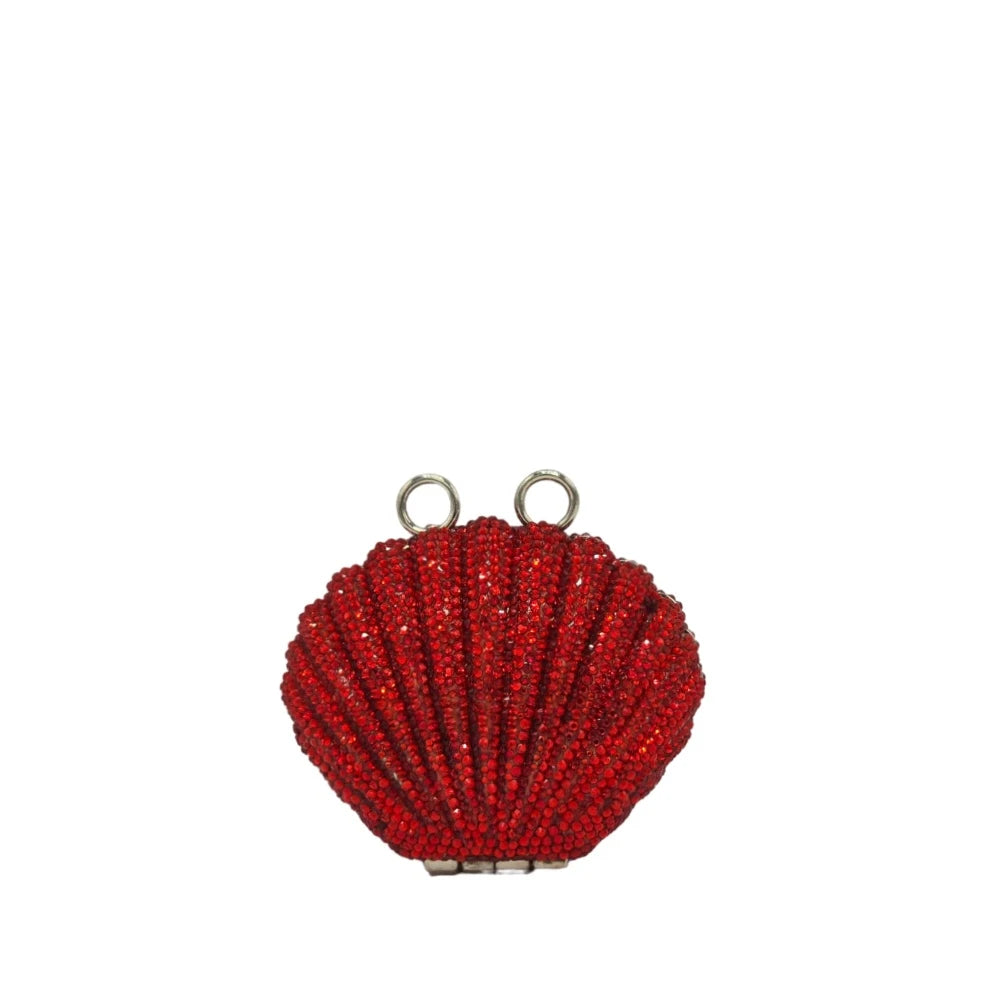 Crystal Mini Seashell Clutch - 918