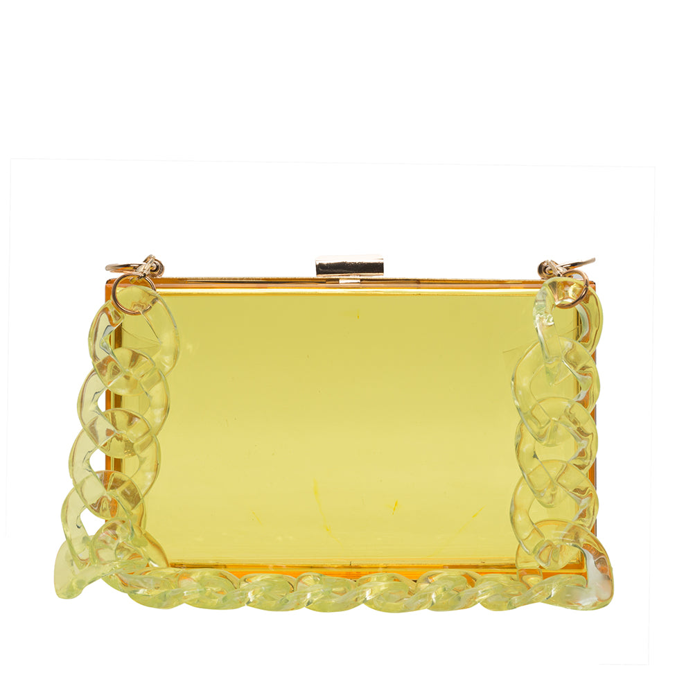 Transparent Acrylic Clutch - 506