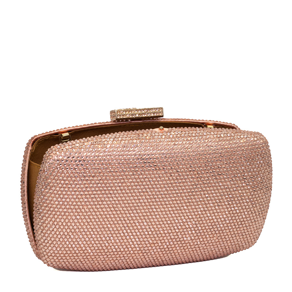 Sparkle Oval Rectangle Stone Clutch – 131