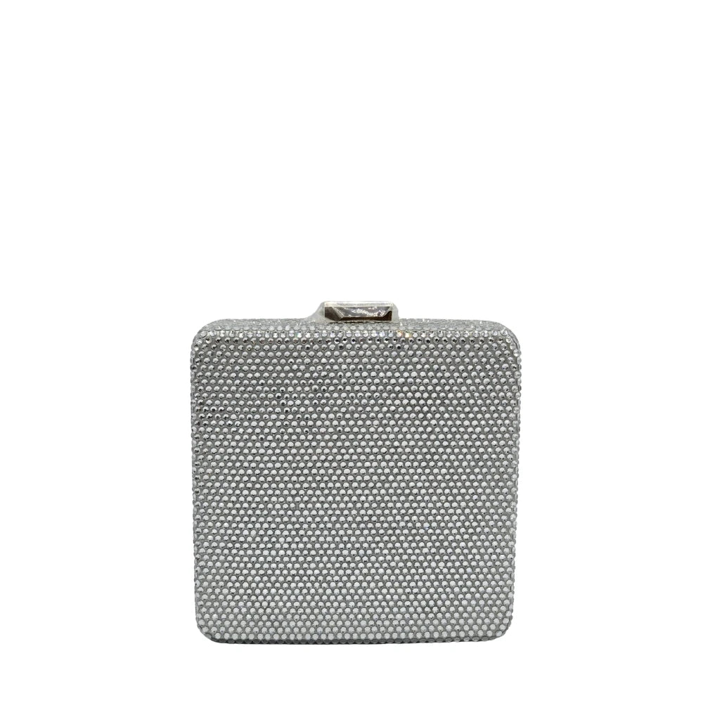 Sparkle Small Square Stone Clutch – 809