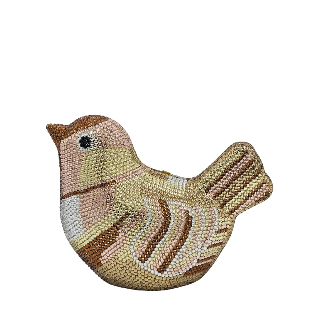 Multi Sparrow Crystal Clutch – 172