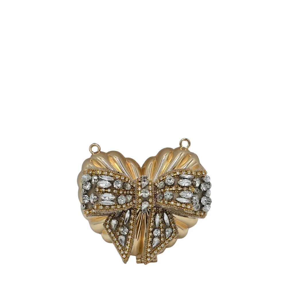 Classic Mini Heart bow Clutch - 238