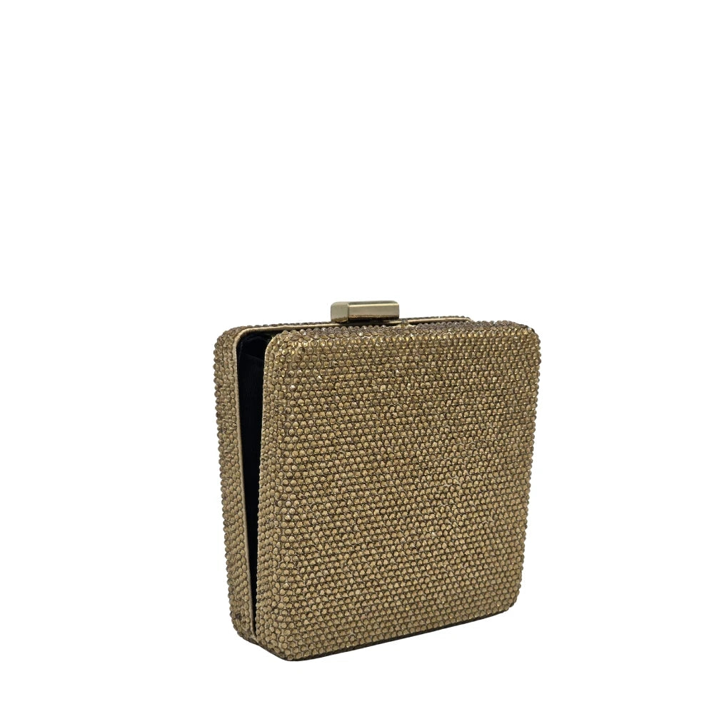 Sparkle Small Square Stone Clutch – 809