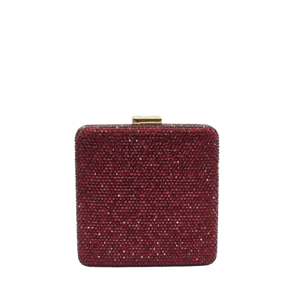 Sparkle Small Square Stone Clutch – 809
