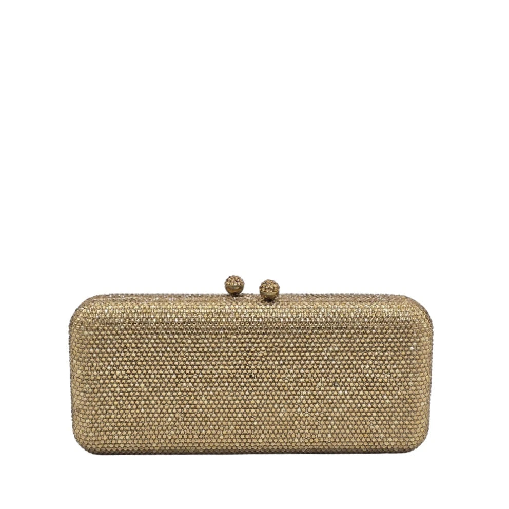 Sparkle Rectangular Stone Clutch – 805