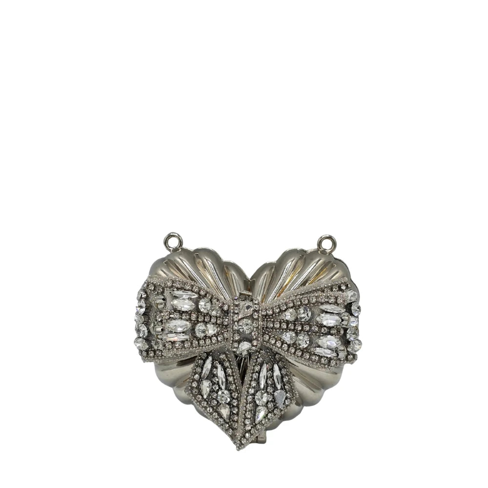Classic Mini Heart bow Clutch - 238